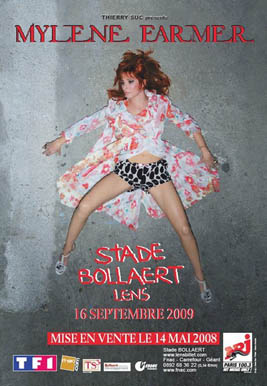 Mylène Farmer au Stade Bollaert de Lens