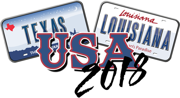 USA 2018, Texas et Louisiane